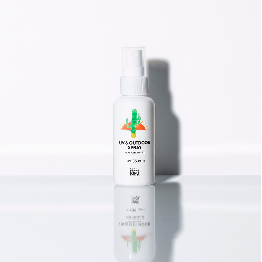 ママベビー UV＆アウトドアスプレー SPF35/PA+++ (オーガニック)